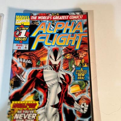 Sale Photo Thumbnail #2: Alpha Flight comics, multiple issues