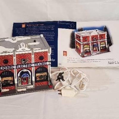 Dept 56 Lionel Electric Train Shop