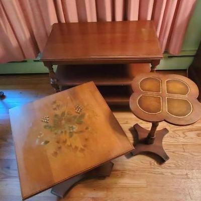 (3) Unique Side Tables 