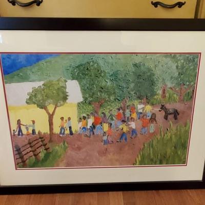 Nicely Framed Colorful Print