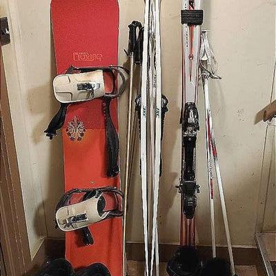 Winter Sports Lot - Atomic, Nordic, Burton Snow Board