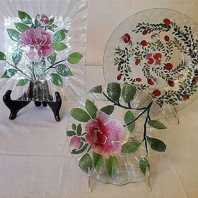 (3) Sydenstricker Glass Plates