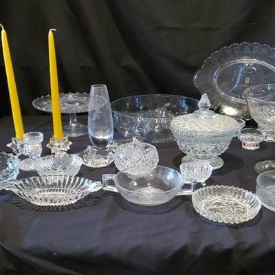 (23) Cut Glass Lot