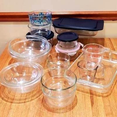 Glass Baking and Storage Items 