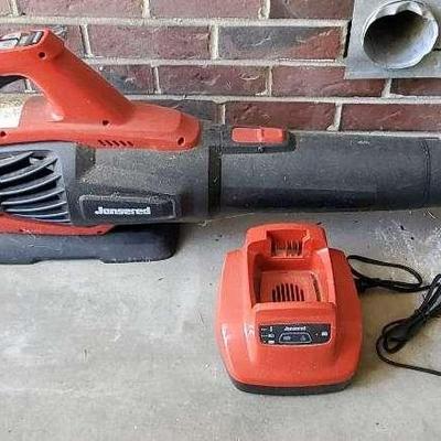 Jonsered Leaf Blower W/ Battery & Charger Untested