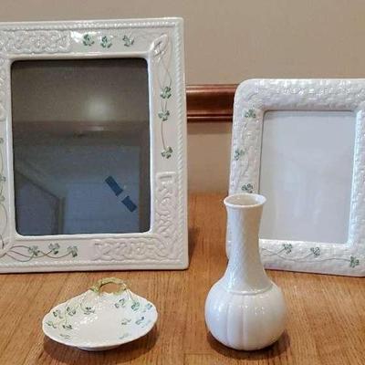 4 - Piece Stunning Belleek Lot