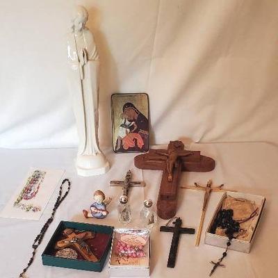 Religious Items Collection- Includes Hummell Madonna