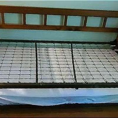 Twin Bedframe With Trundle Bed