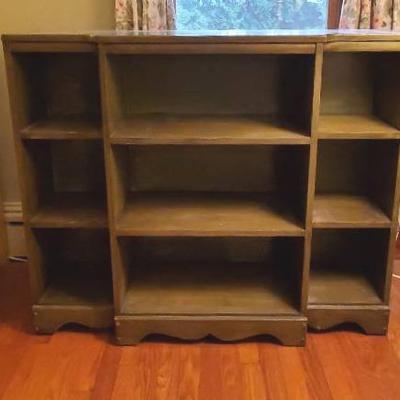Green Distressed Look Bookshelf 