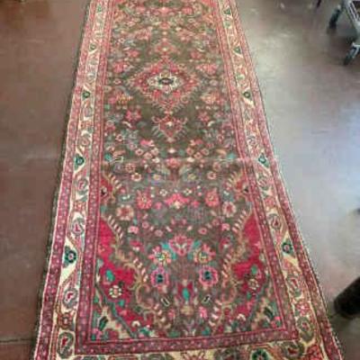 Vintage persian wool rug runner