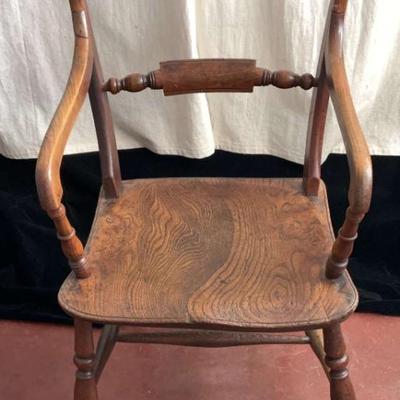 19th century farmhouse style dining chair