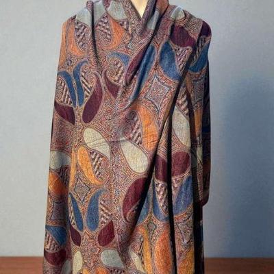 Silk pashmina shawl