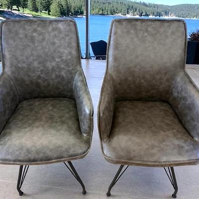 Moe s dining room chairs six total