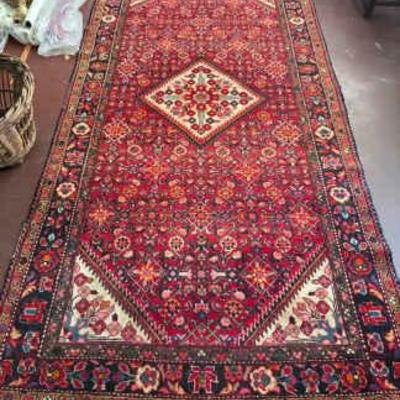 Vintage hand woven persian wool rug