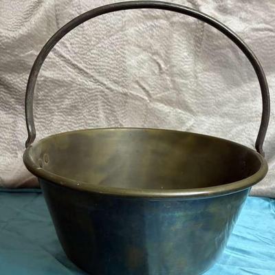 Brass jam pan" or preserve pot