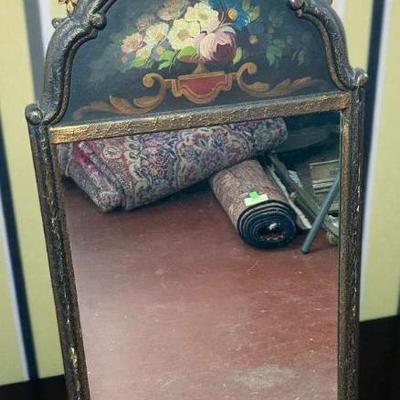 Antique trumeau mirror