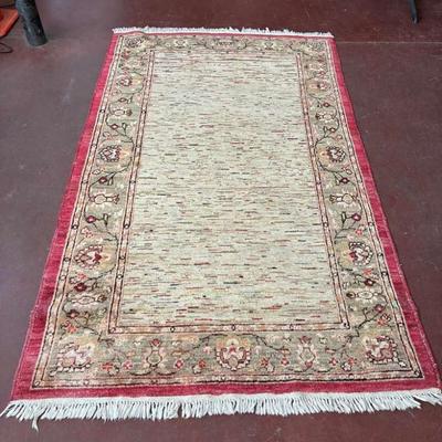 Vintage wool rug persian