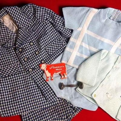 Vintage kute kuddles child s blazer, romper set, sweater set, & more