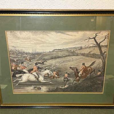 The grand leicestershire fox hunt c.1839 london