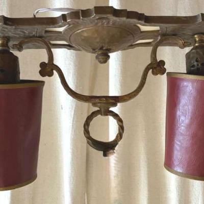 Antique flushmount ceiling light fixture