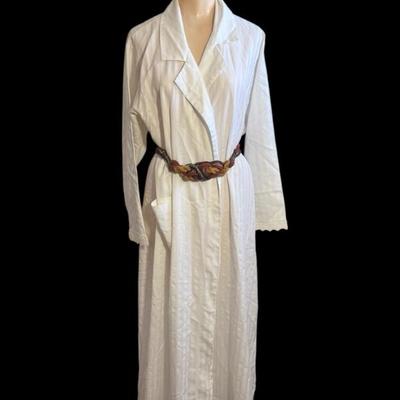 Vintage robe by givenchy intimite & twisted rope belt