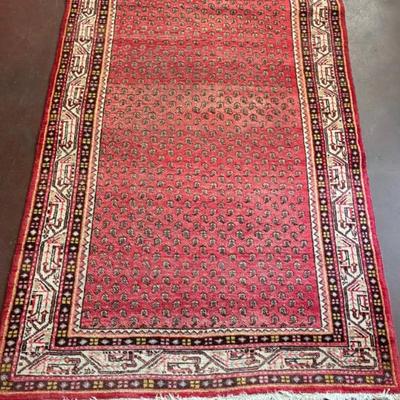 Paisley wool rug