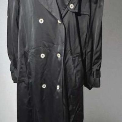 David hayes for saks fifth avenue black coat
