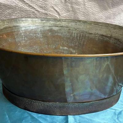 Victorian 18l copper foot bath