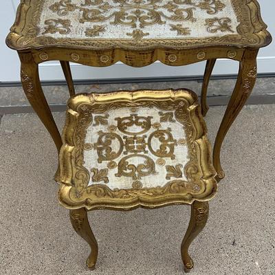 Vintage Italian Florentine Nesting Tables