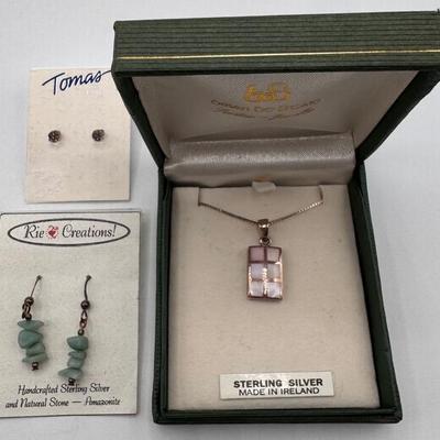 Set of 3 Sterling Silver Jewelry Pieces