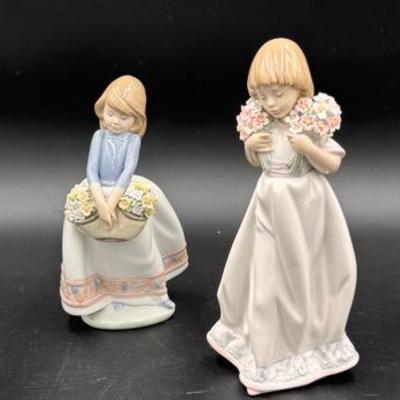 Set of 4 Lladro Porcelain Figurines – Children