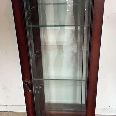 Mahogany Glass Display Case