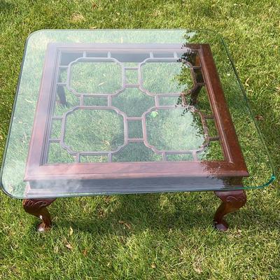 Glass-top Coffee Table