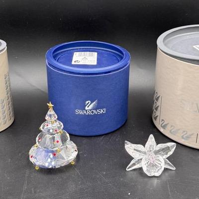 Set of 3 Swarovski Crystal Figurines 