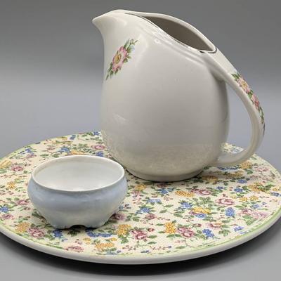 Floral Porcelain Trio