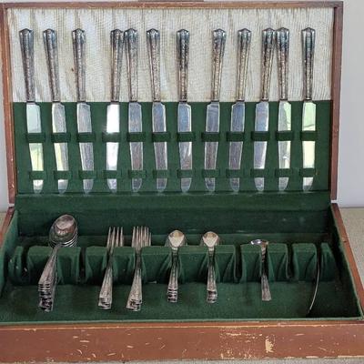 Wallco Sectional Silver Plate Flatware