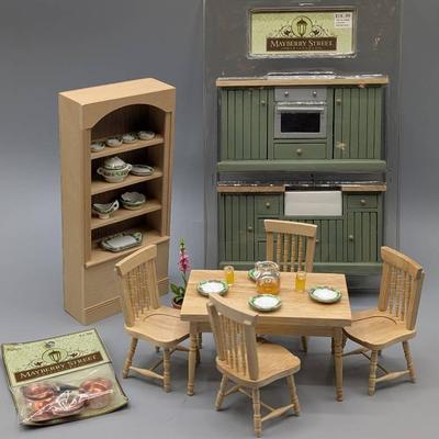 Country Kitchen Dollhouse Miniature Furniture 