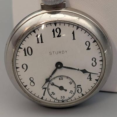 E. Ingraham Co. Sturdy Pocket Watch