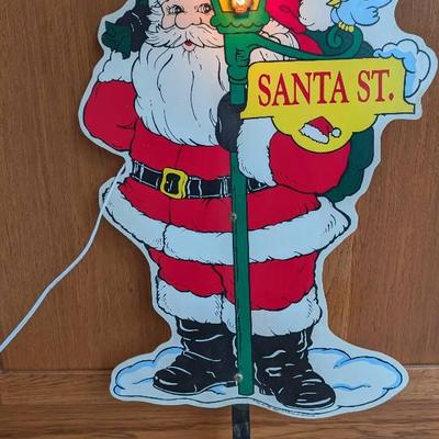 Impact Plastics Yard Art Light-Up Santa