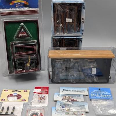 Pub and Game Room Dollhouse Miniatures