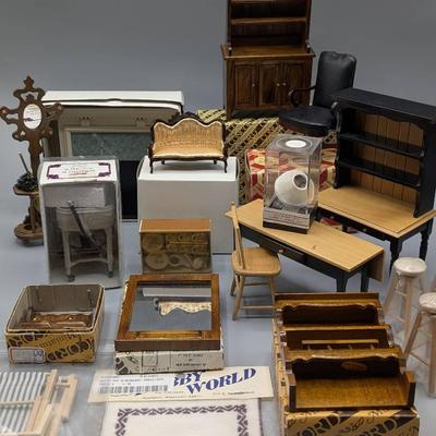 Dollhouse Miniature Furniture Variety 