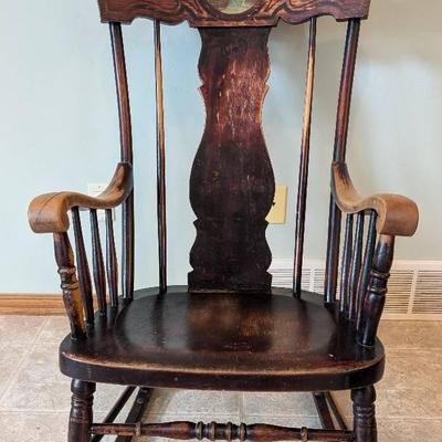 Antique Americana Rocking Chair
