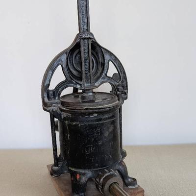 Antique Enterprise Cast Iron Sausage Stuffer