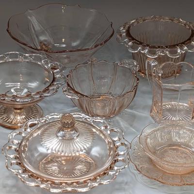 Pink Depression Glass
