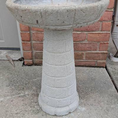 Concrete Bird Bath