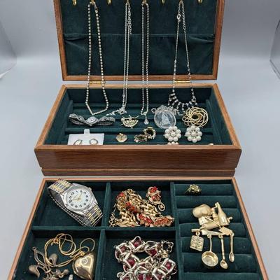 Jewelry Box and Contents