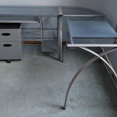 Contemporary L-Shaped Desk