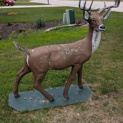 Life-Sized Concrete Buck
