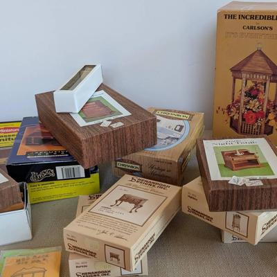Dollhouse Furniture Kits and More