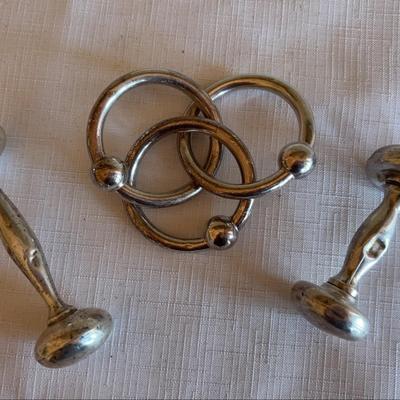 Sterling Baby Rattlers And Teether 